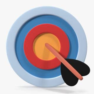 Bullseye Emoji 3D model