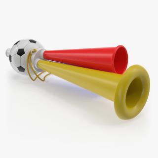 3D model Soccer Horn Toy Megaphone