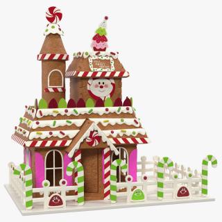 Christmas Gingerbread House 3D