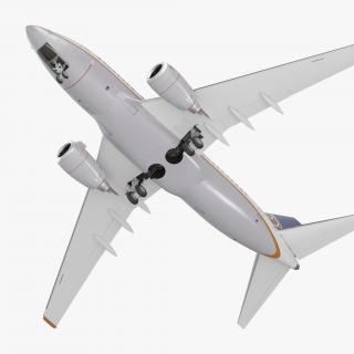 3D model Boeing 737-600 United Airlines