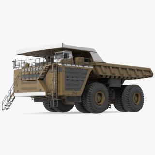 3D Haul Truck Clean Rigged model