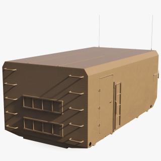 3D Desert Radar Cabin model