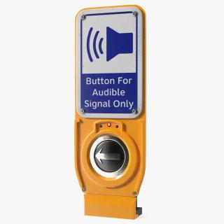 Audible Signal Crosswalk Button(1) 3D model