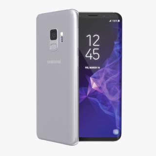 3D Samsung Galaxy S9 Titanium Gray