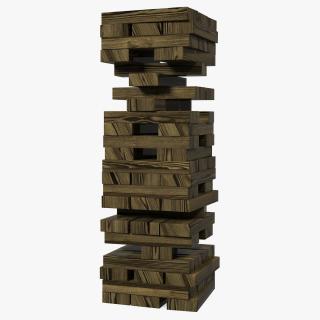 Wooden Tower Game 3D