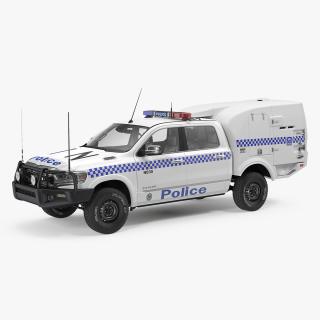 3D Police Paddy Wagon Dodge RAM 1500 model