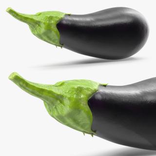 3D model Dark Purple Eggplant