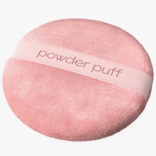 3D model Compact Makeup Powder Puff Fur