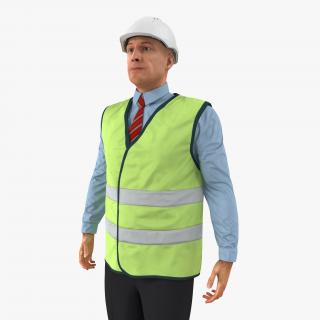Port Engineer Standing Pose 3D