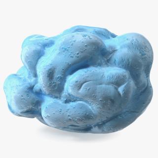 3D model Blue Chewed Gum