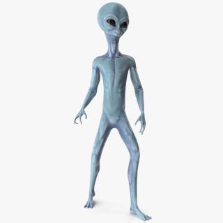 3D Space Alien Rigged model