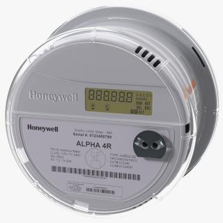 3D Electricity Meter Honeywell A4RES ON
