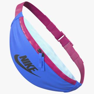 Nike Sportswear Heritage Waist Bag Blue 3D model