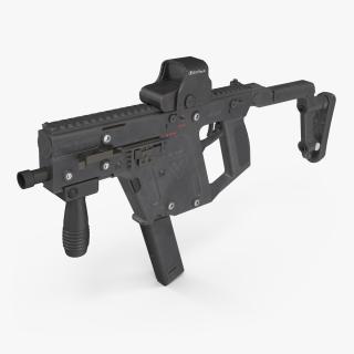 3D model Kriss Vector Rifle Game Weapon