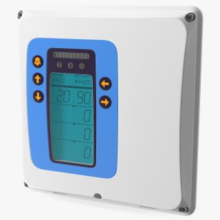 3D model Compact Gas Detection Control Panel