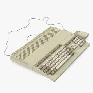 3D Old Home Computer Keyboard