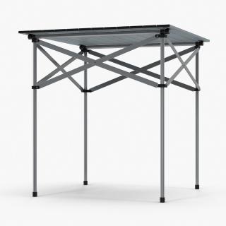 Aluminum Picnic Table Folding 3D model