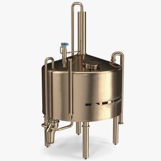 3D model Distillation Cooling Tank