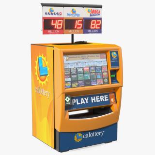 3D model Calottery Lottery Machine