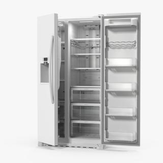3D Refrigerator Side By Side Generic model