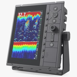 Fish Finder Sonar with LCD Display 3D model