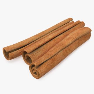 3D model Cinnamon Sticks