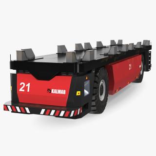 3D Electric AGV Trailer Kalmar FastCharge model