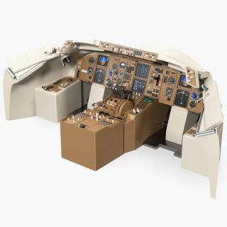 3D Airplane Dashboard model