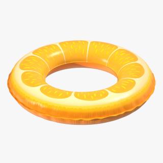 3D Orange Swimming Pool Float Ring