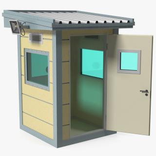 Bullet Resistant Guard Booths 3D model