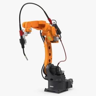3D Welding Robot Generic Rigged model