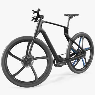 3D model Carbon Electric Road Bicycle Rigged