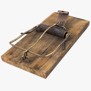 3D Wooden Mouse Trap Old