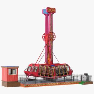 Ride Attraction OFF 3D model