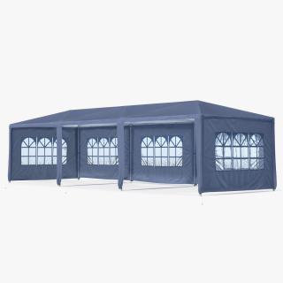Blue Outsunny Large Tent 3D model