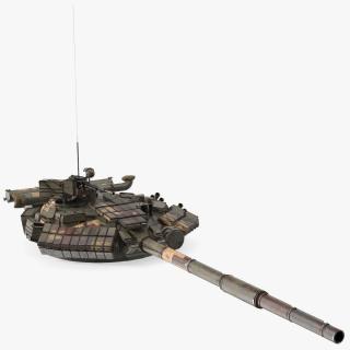 T-64 Tank Turret Dirty 3D