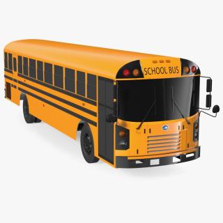 3D Blue Bird TX3 School Bus Exterior Only model