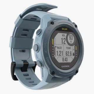 3D Smartwatch Garmin G1 Hurricane Blue Solar