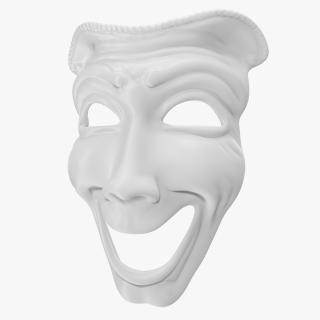 Comedy Theatre Mask 3D model