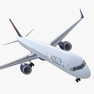 3D Boeing 757-300 with Interior and Cockpit Delta Air Lines