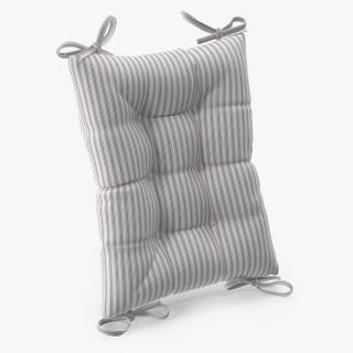 3D Chair Back Cushion Striped