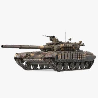 3D model Main Battle Tank T-64 BV Dirty