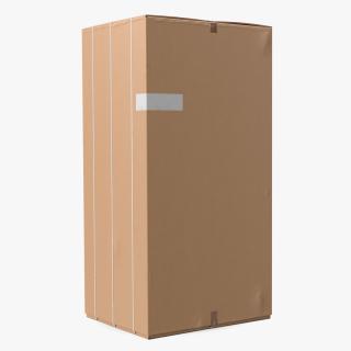 Large Cardboard Box 3D model