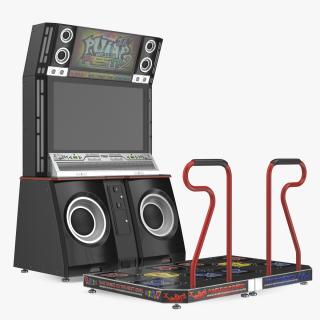Pump It Up Fiesta 2 Arcade Dance Machine Off 3D model