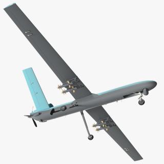 3D Unmanned Combat Drone Rigged model