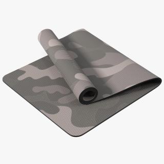 3D model Yoga Mat Folded Camo