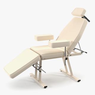 3D Patient Examination Couch Beige