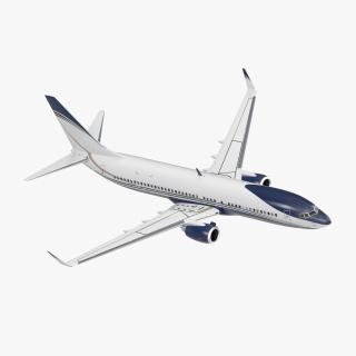 3D Boeing 737-800 with Interior Generic