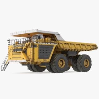 Ultra Class Haul Truck Dirty Rigged for Cinema 4D 3D model