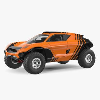 3D Off Road Racing Electric SUV Clean Rigged
